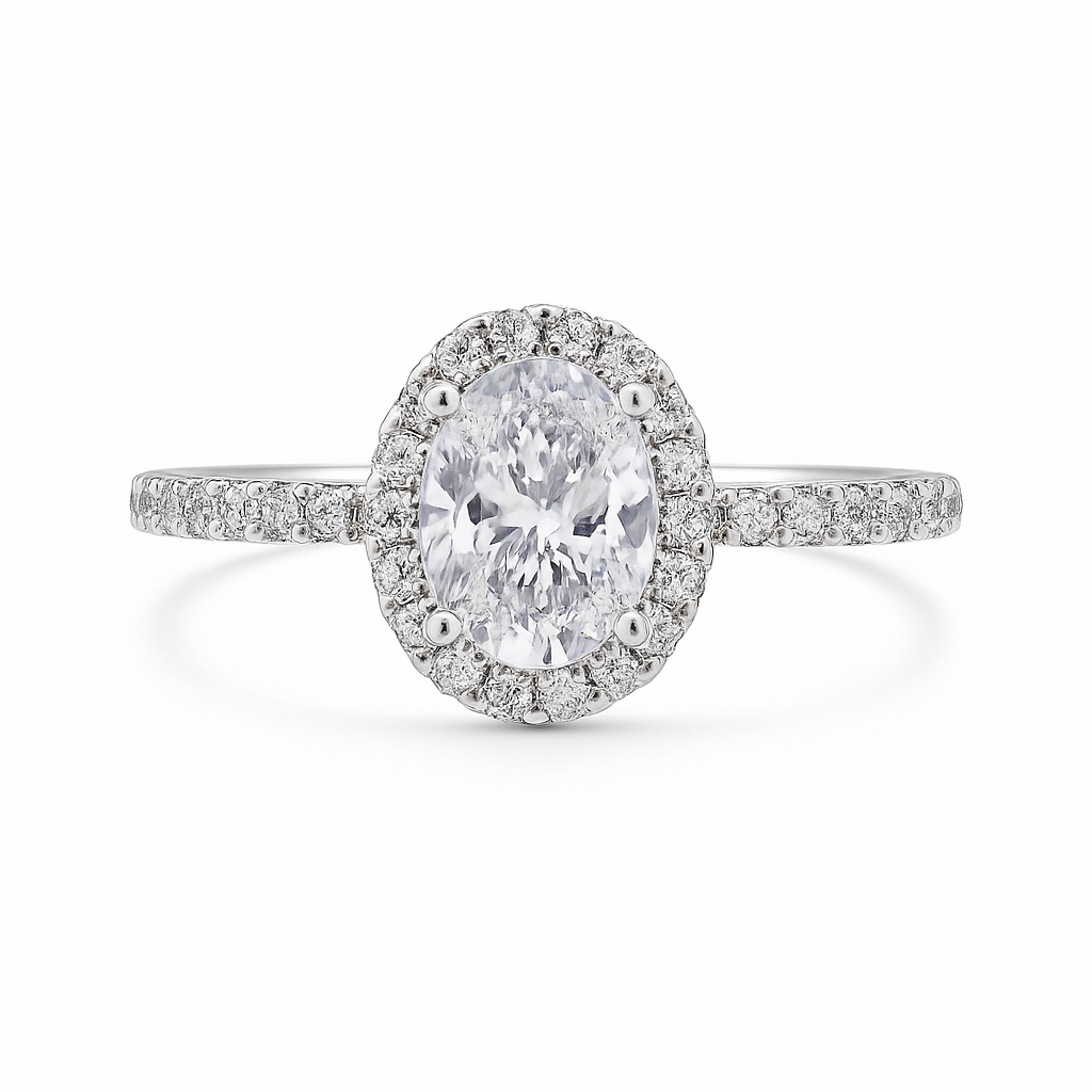 AMÉLINE RADIANT HALO RING